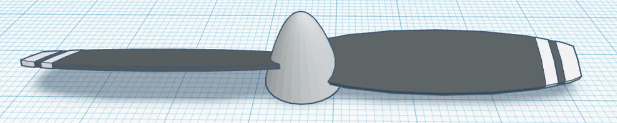 Cánh quạt 2 lá (Propeller) - Mẫu in 3D cho mô hình máy bay - Image 1