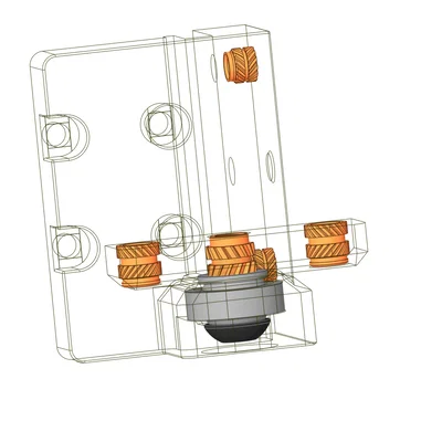 Khớp nối Z linh hoạt Sovol SV08 sử dụng bạc đạn GE5C