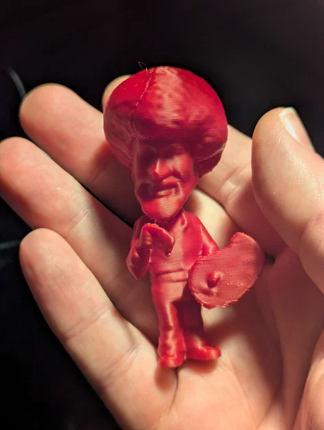 Mô hình Bob Ross (Bobble Ross) 3D mini độc đáo để bàn - Image 1