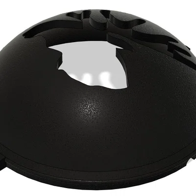 Stencil in logo đầu con nai cho bóng Golf