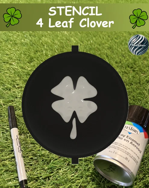 Golf - Khuôn in hình cỏ 4 lá cho bóng Golf - Image 1