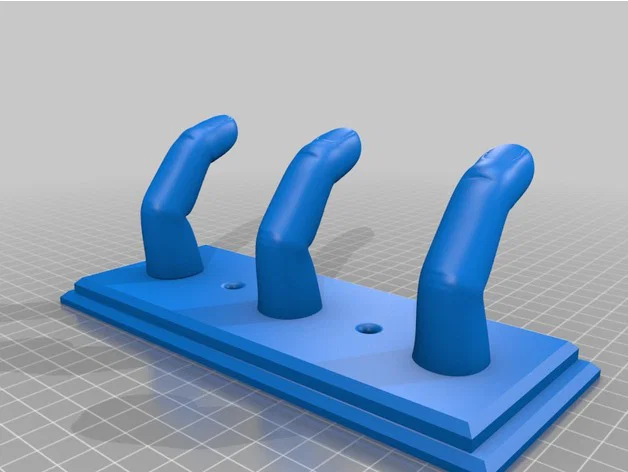 Móc treo đồ hình ngón tay độc đáo Finger Hook Coat/ Hat rack 3D - Image 1