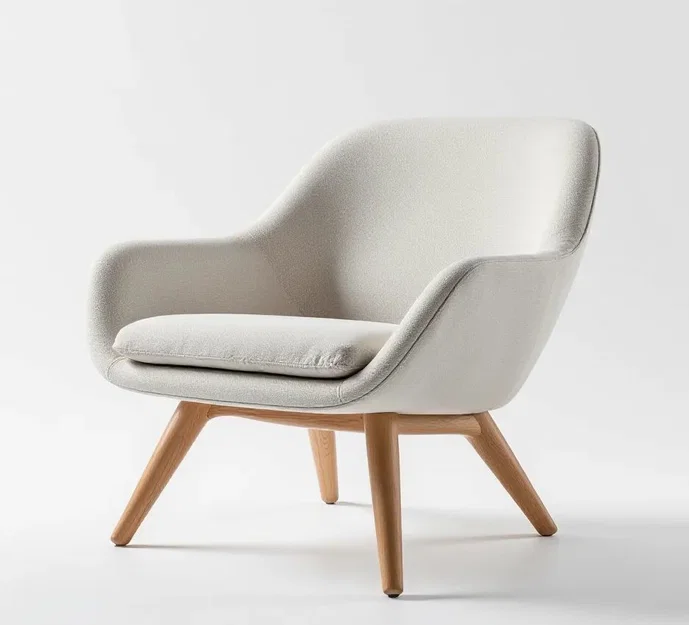 Mô hình ghế sofa đơn hiện đại cho nhà búp bê in 3D đẹp mắt - Image 1