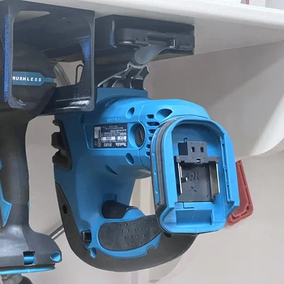Giá treo máy cưa lọng Makita XVJ03 dưới tủ - Phụ kiện in 3D hữu ích