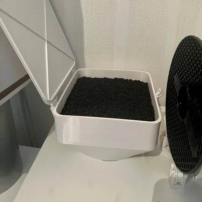 Bộ lọc than hoạt tính cho tủ quây máy in IKEA Lack