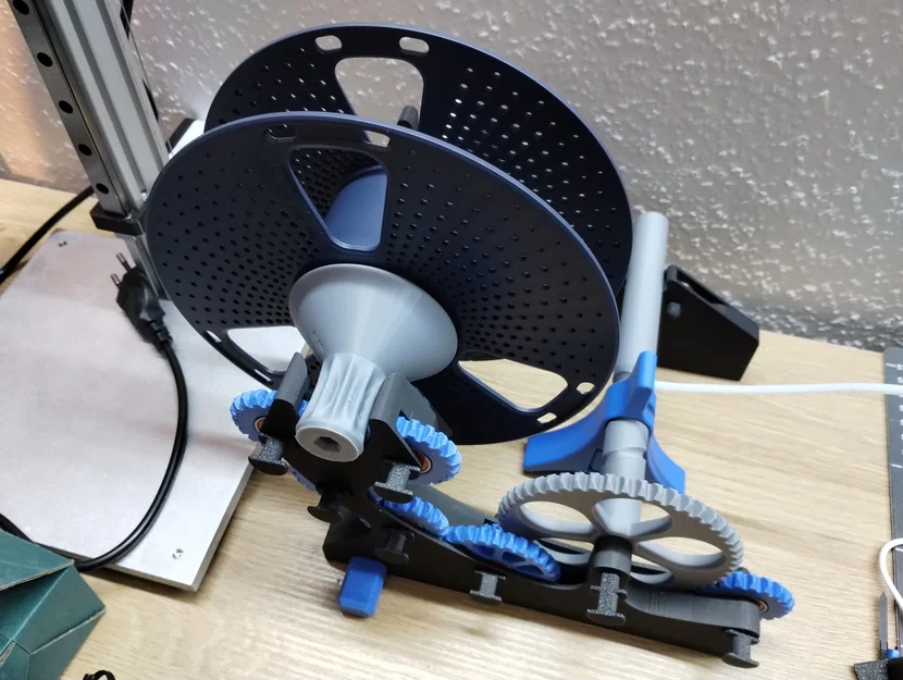 Bộ trục xoắn và lõi cuộn dây Sunlu 50mm cho Pastamatic - Image 1