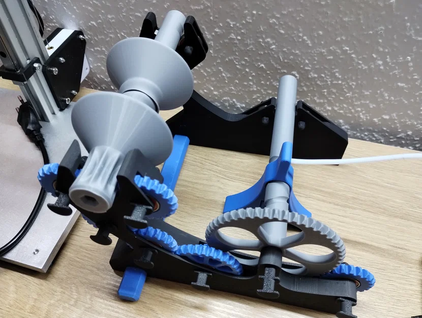 Bộ trục xoắn và lõi cuộn dây Sunlu 50mm cho Pastamatic - Image 2