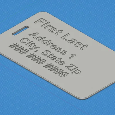 Thẻ Hành Lý (Luggage Tag)