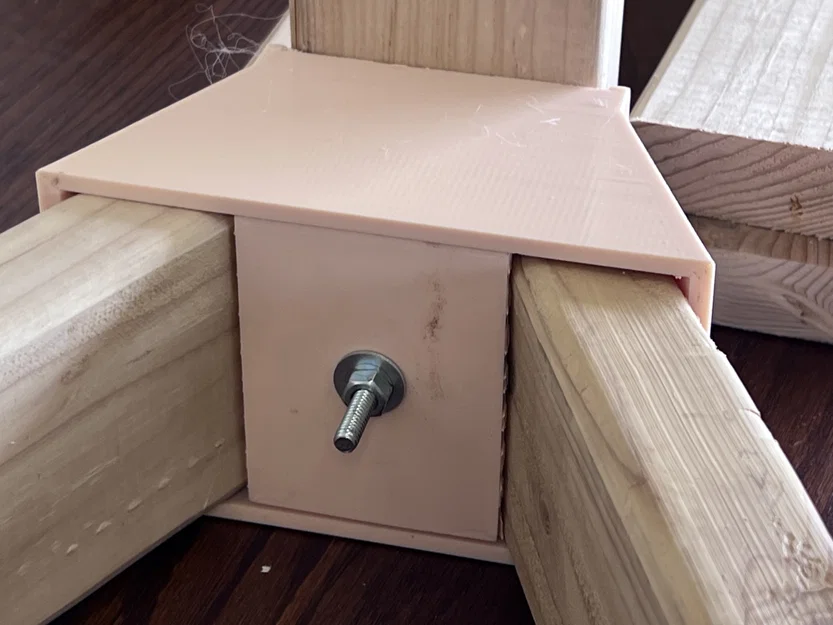 Phụ kiện in 3D Saw Horse Joiner: Khớp nối chân ngựa cưa chắc chắn - Image 1