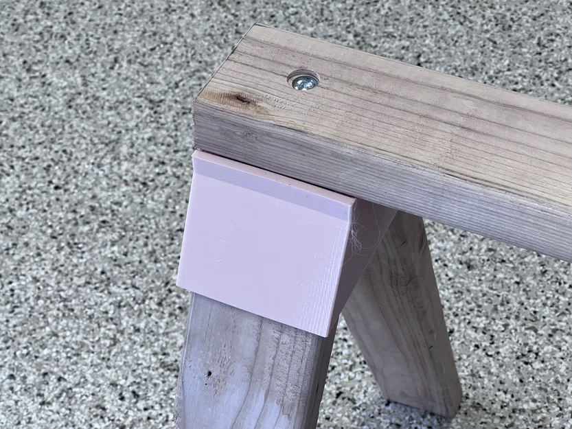 Phụ kiện in 3D Saw Horse Joiner: Khớp nối chân ngựa cưa chắc chắn - Image 2