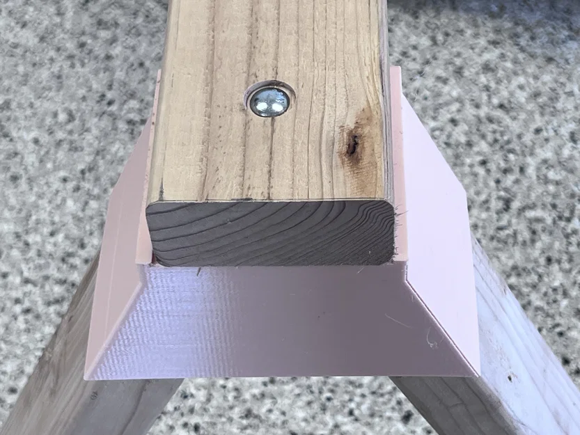 Phụ kiện in 3D Saw Horse Joiner: Khớp nối chân ngựa cưa chắc chắn - Image 3