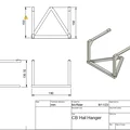 Giá đỡ mũ cao bồi (Cowboy Hat Hanger) in 3D đơn giản, chắc chắn - Thumbnail 3