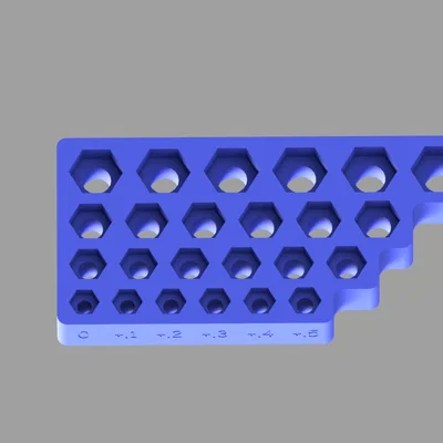 Bộ kiểm tra dung sai ốc vít hệ mét (Metric Nut and Bolt Tolerance Tester)