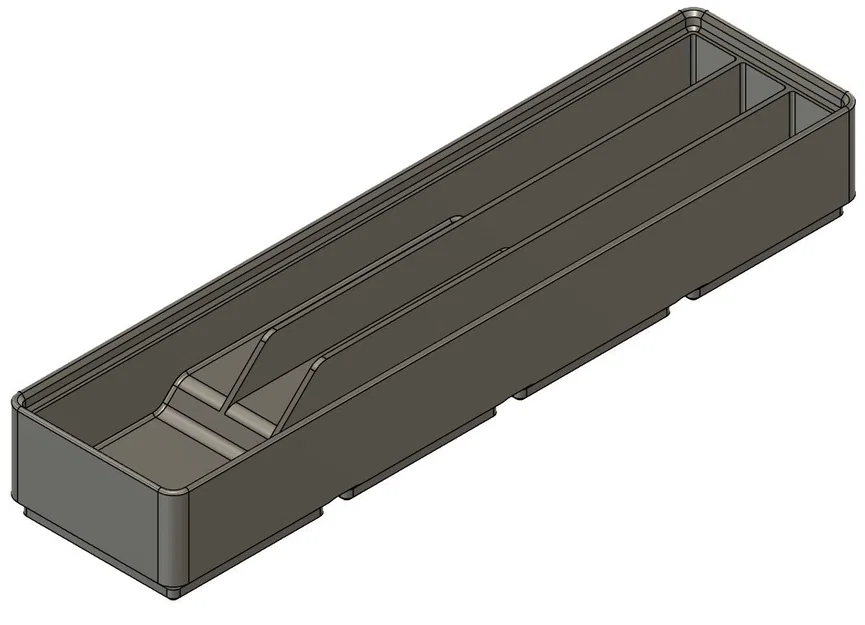 Khay Đựng Nhíp và Dụng Cụ 1x4 Hệ Gridfinity Tối Ưu - Image 1
