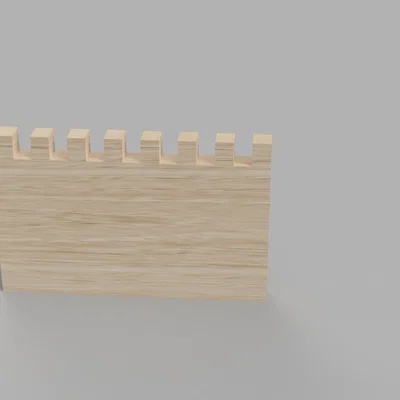 Thước dẫn hướng phay mộng ngón Fingerzinken 15mm cho thợ mộc