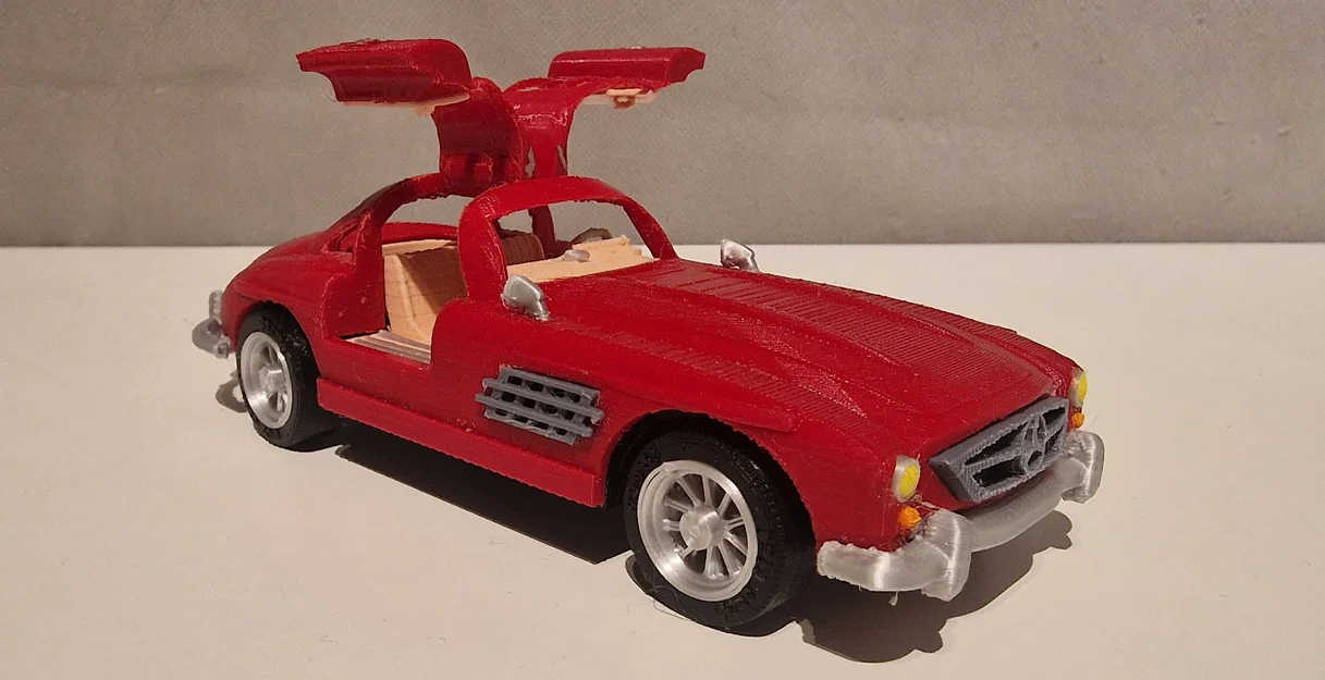 Mô hình in 3D xe cổ điển Mercedes 300SL 1954 độc đáo - Image 1