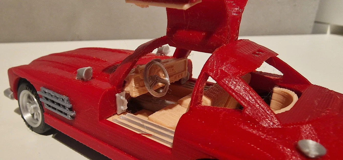 Mô hình in 3D xe cổ điển Mercedes 300SL 1954 độc đáo - Image 7