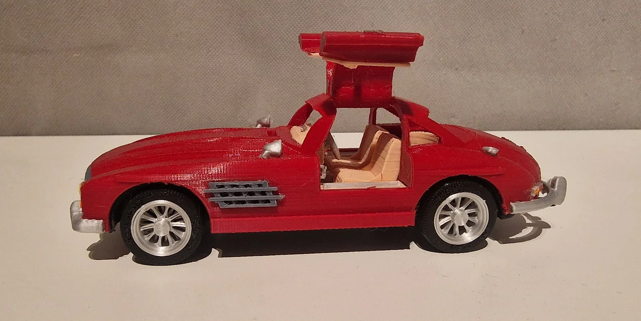 Mô hình in 3D xe cổ điển Mercedes 300SL 1954 độc đáo - Image 10