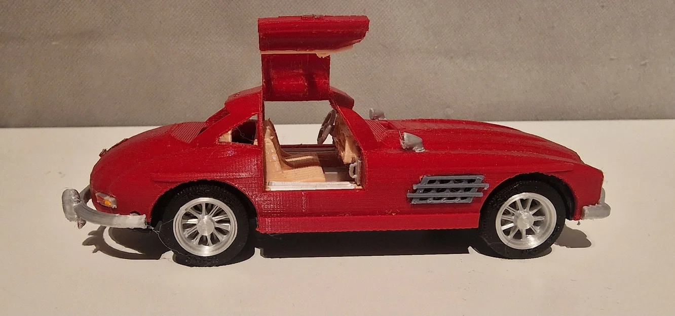 Mô hình in 3D xe cổ điển Mercedes 300SL 1954 độc đáo - Image 12
