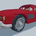 Mô hình in 3D xe cổ điển Mercedes 300SL 1954 độc đáo - Thumbnail 14