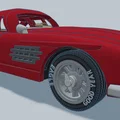 Mô hình in 3D xe cổ điển Mercedes 300SL 1954 độc đáo - Thumbnail 17