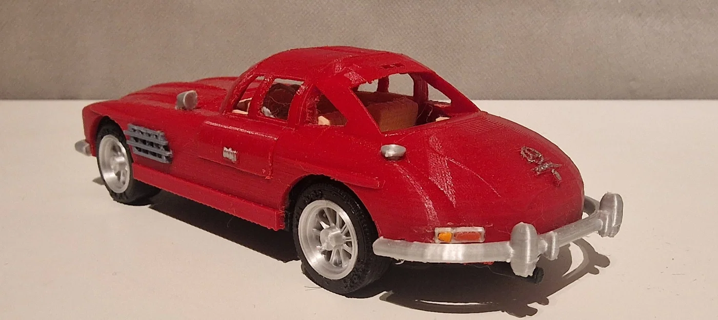 Mô hình in 3D xe cổ điển Mercedes 300SL 1954 độc đáo - Image 18