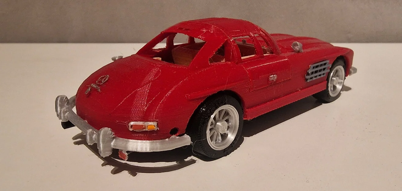 Mô hình in 3D xe cổ điển Mercedes 300SL 1954 độc đáo - Image 19