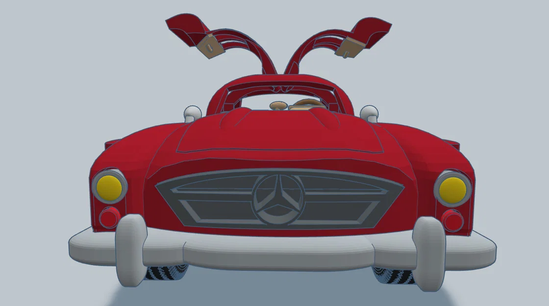 Mô hình in 3D xe cổ điển Mercedes 300SL 1954 độc đáo - Image 20