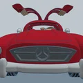 Mô hình in 3D xe cổ điển Mercedes 300SL 1954 độc đáo - Thumbnail 20