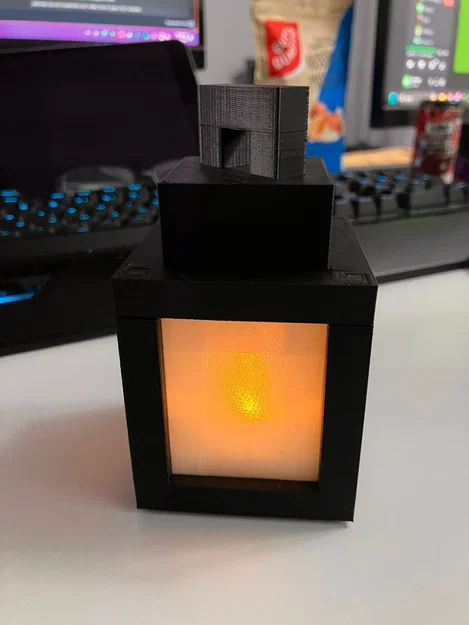 Đèn lồng Minecraft (Minecraft Lantern) tự in 3D siêu đẹp - Image 2