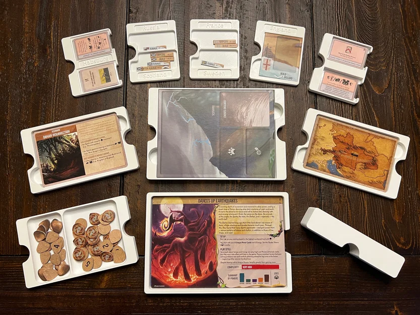 Bộ khay đựng (Insert) Spirit Island - Chứa tất cả bản mở rộng đến Nature Incarnate - Image 3