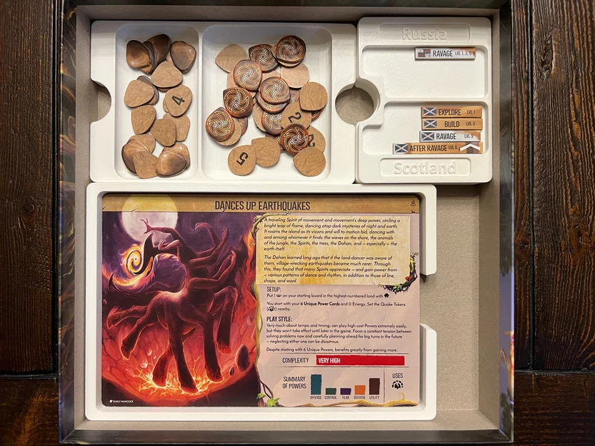 Bộ khay đựng (Insert) Spirit Island - Chứa tất cả bản mở rộng đến Nature Incarnate - Image 30