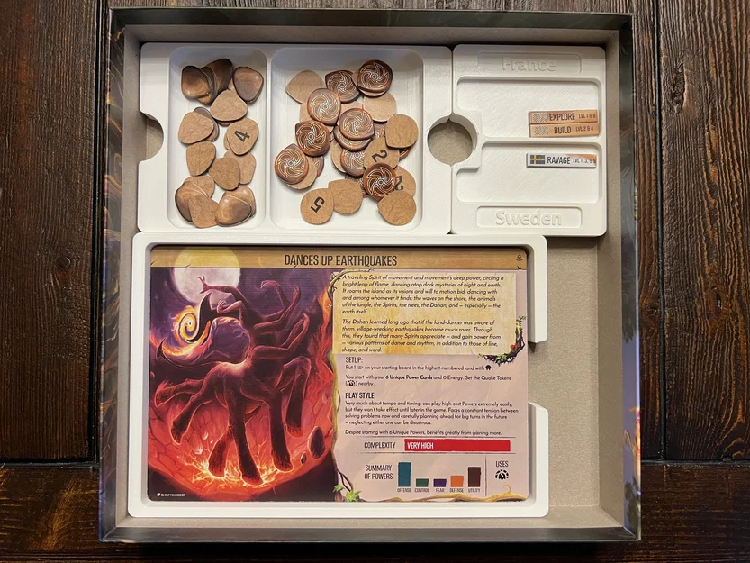 Bộ khay đựng (Insert) Spirit Island - Chứa tất cả bản mở rộng đến Nature Incarnate - Image 31