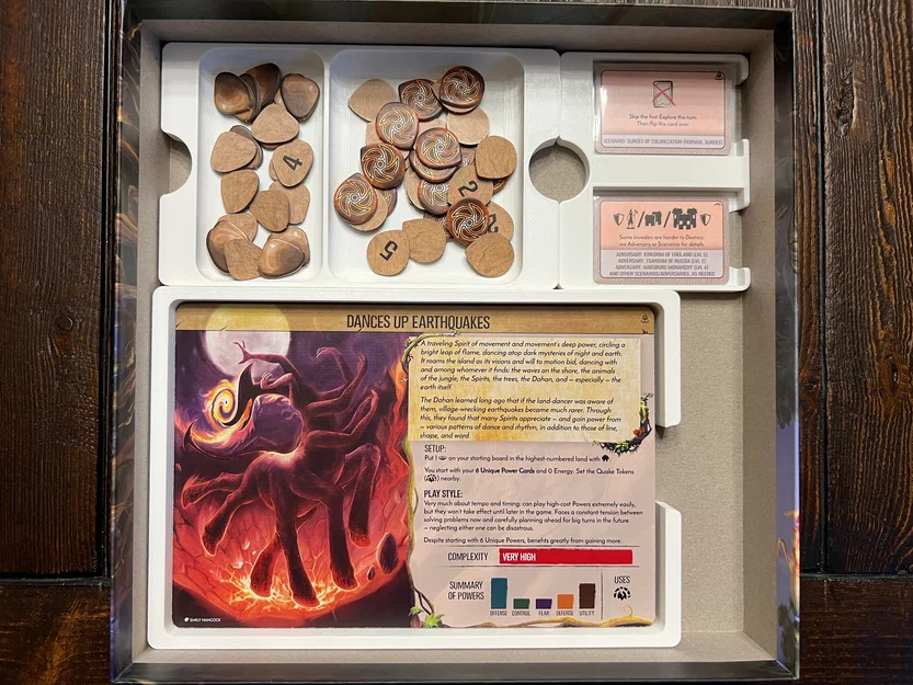 Bộ khay đựng (Insert) Spirit Island - Chứa tất cả bản mở rộng đến Nature Incarnate - Image 32