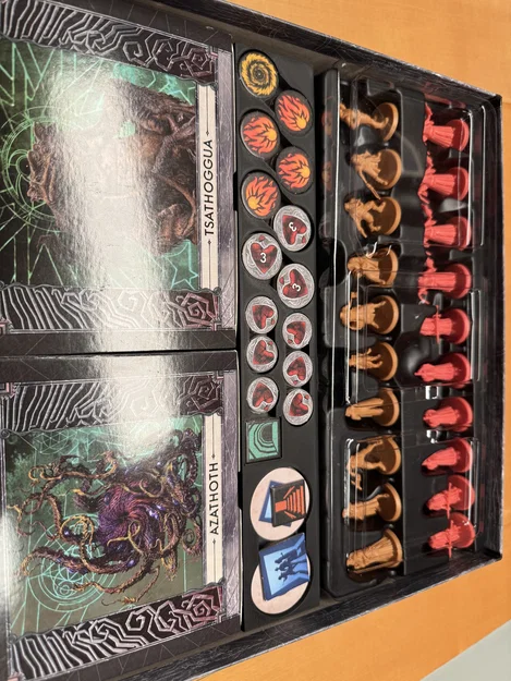 Khay đựng (Insert) token và thẻ bài cho Cthulhu: Death May Die - Fear of the Unknown - Image 1