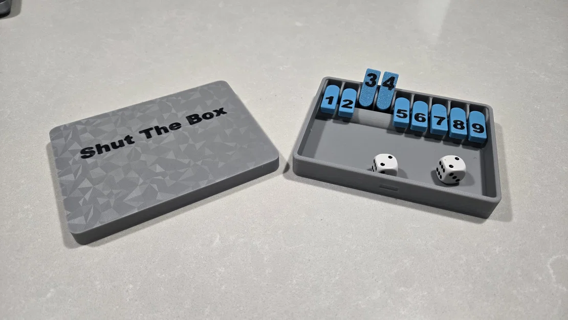 Bộ trò chơi xúc xắc Shut The Box (Phiên bản du lịch & Full Size) - Image 1