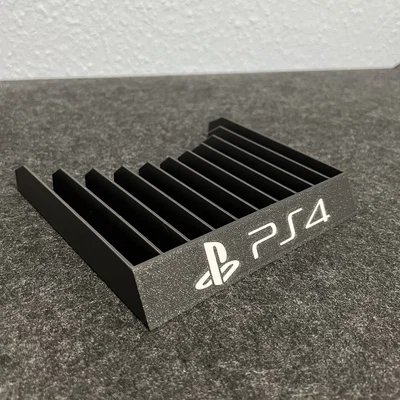 Kệ đựng đĩa game PS4 có logo tích hợp