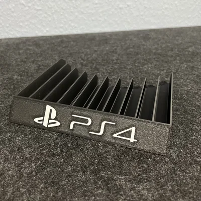 Kệ đựng đĩa game PS4 có logo tích hợp
