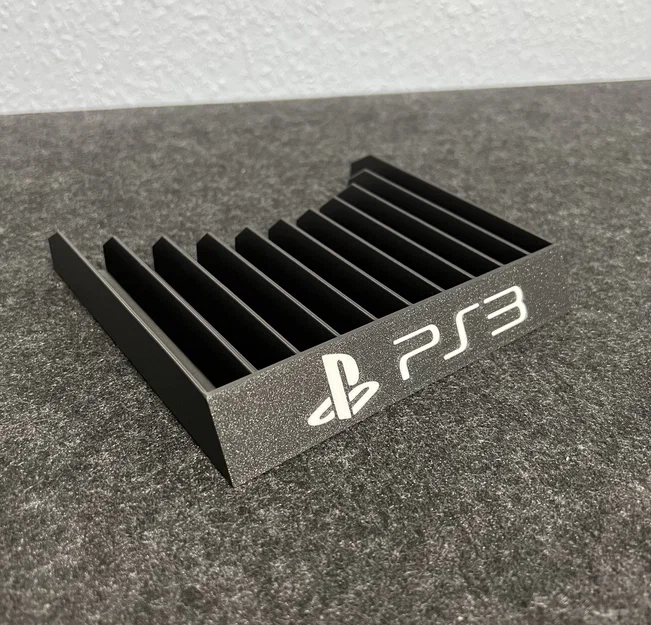 Giá đỡ đĩa game PS3 với logo nhúng nổi bật - Image 1