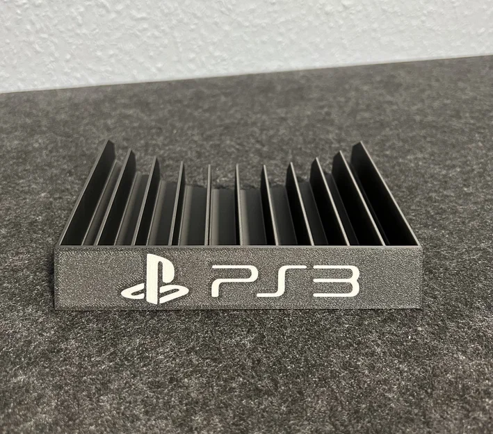 Giá đỡ đĩa game PS3 với logo nhúng nổi bật - Image 2