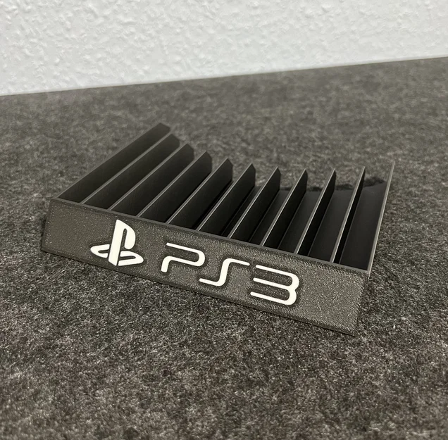 Giá đỡ đĩa game PS3 với logo nhúng nổi bật - Image 3