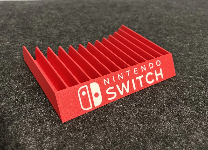 Giá đỡ đĩa game Nintendo Switch với logo in chìm - Image 1