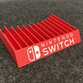 Giá đỡ đĩa game Nintendo Switch với logo in chìm - Thumbnail 1