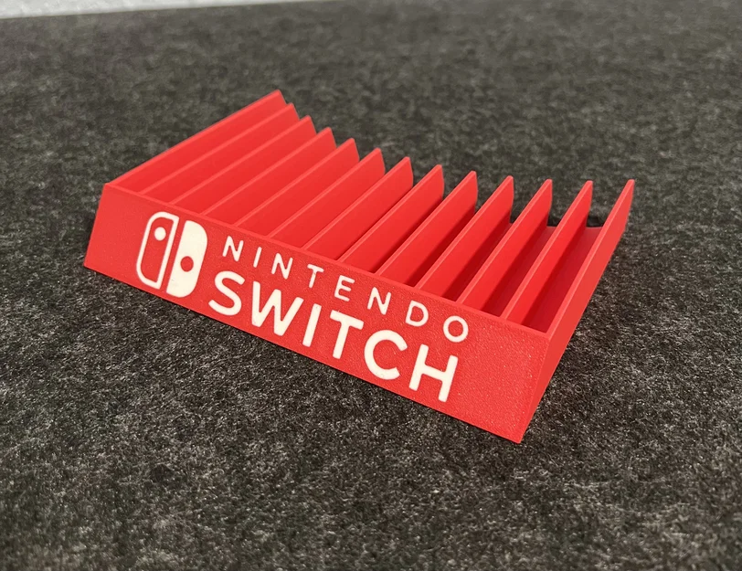 Giá đỡ đĩa game Nintendo Switch với logo in chìm - Image 2