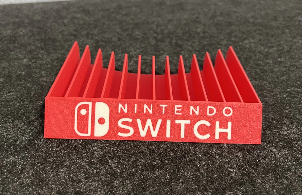 Giá đỡ đĩa game Nintendo Switch với logo in chìm - Image 3