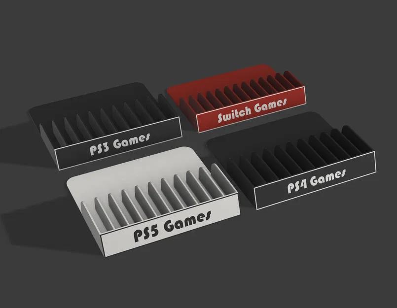 Giá đỡ/Trưng bày đĩa game cho PS5, PS4, PS3 và Nintendo Switch - Image 1