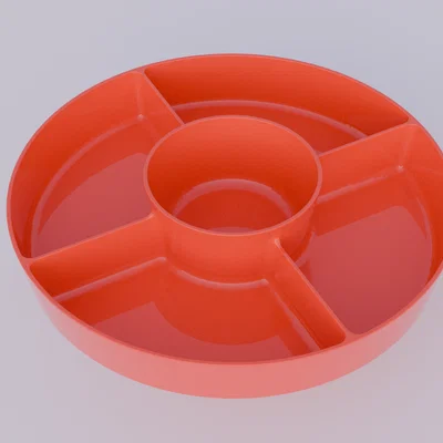 Đĩa đựng đồ ăn vặt