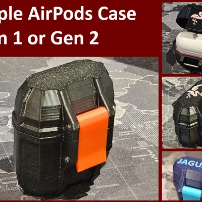 Ốp lưng bền bỉ (Rugged Case) cho AirPods Gen 1 & 2
