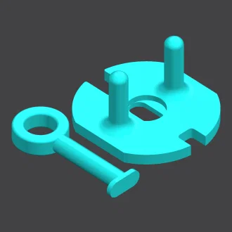Nắp đậy ổ cắm điện chuẩn EU an toàn cho bé (3D Print)