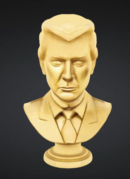 Mô hình tượng bán thân Donald Trump V2 độc đáo để in 3D - Image 1